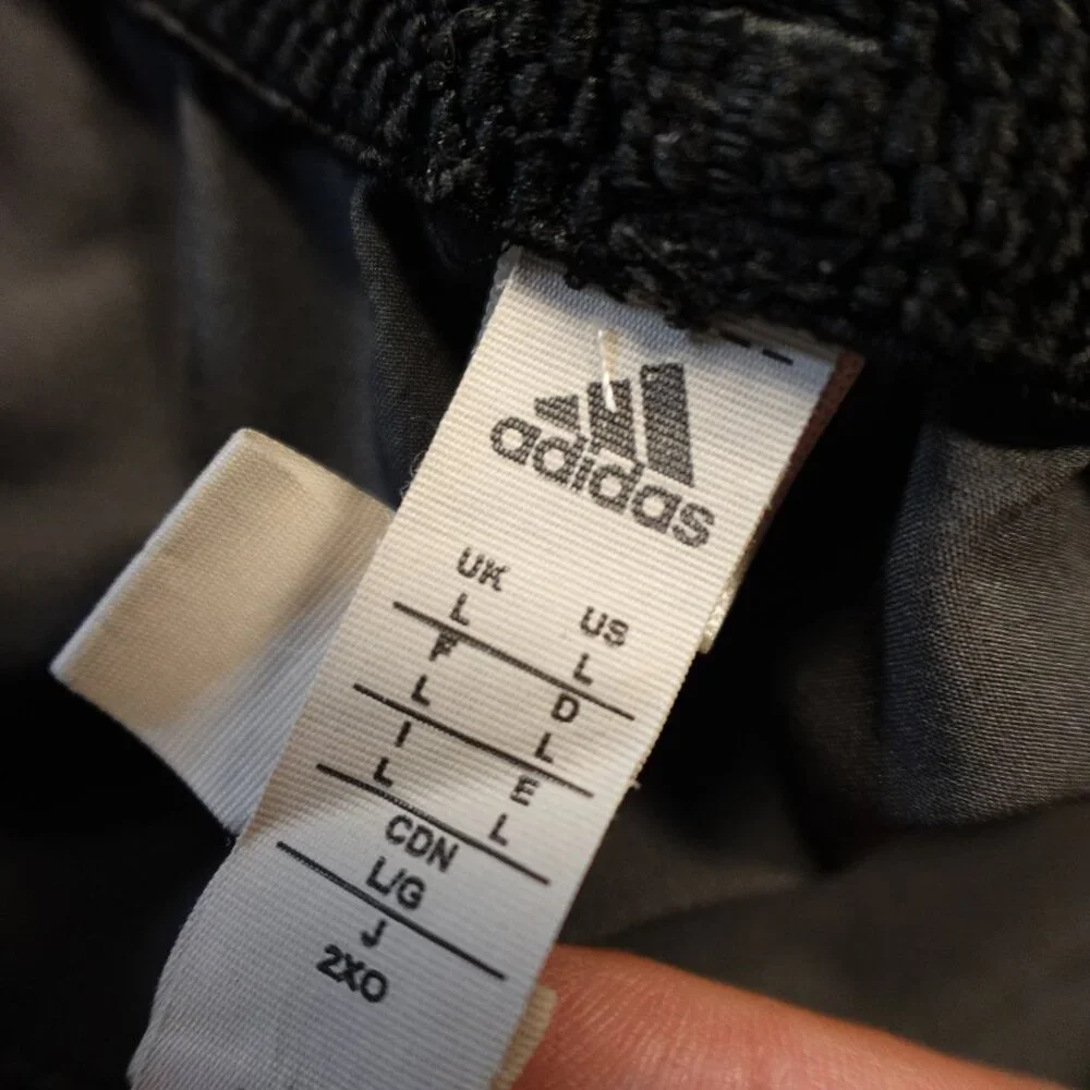 Adidas Colorblock Athletic Shorts Men’s Large‎ Gray Black 9.5